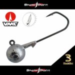 Jigkopf VMC spark point BlackBlei